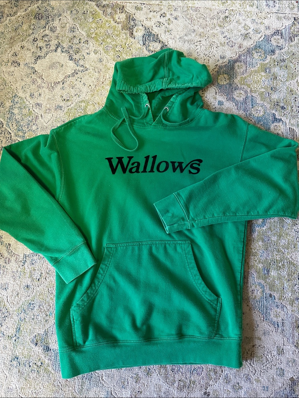 Wallows Kelly Green Hoodie Tell Me That Its Over Unisex M Pullover Sweatshirt